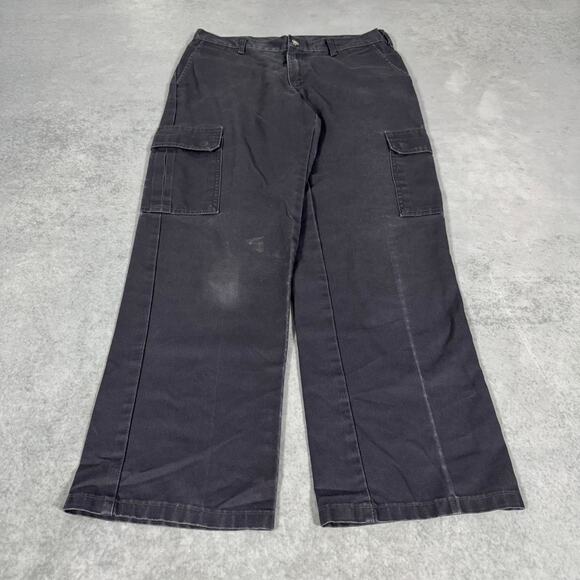 Dickies Cargo Work Pants Black - Size: 32x30 - Picture 2 of 9